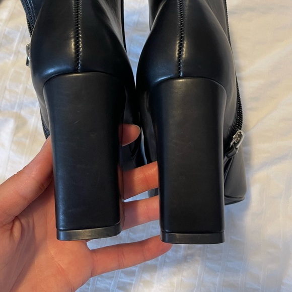 Madden Girl Black Ankle Boots - Picture 8 of 11